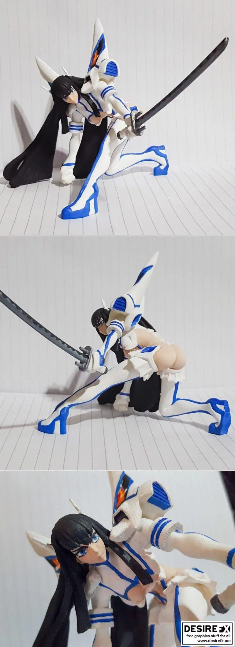 杀戮笔记 三枝日向 3D打印模型|Satsuki Kiryūin – Kill La Kill