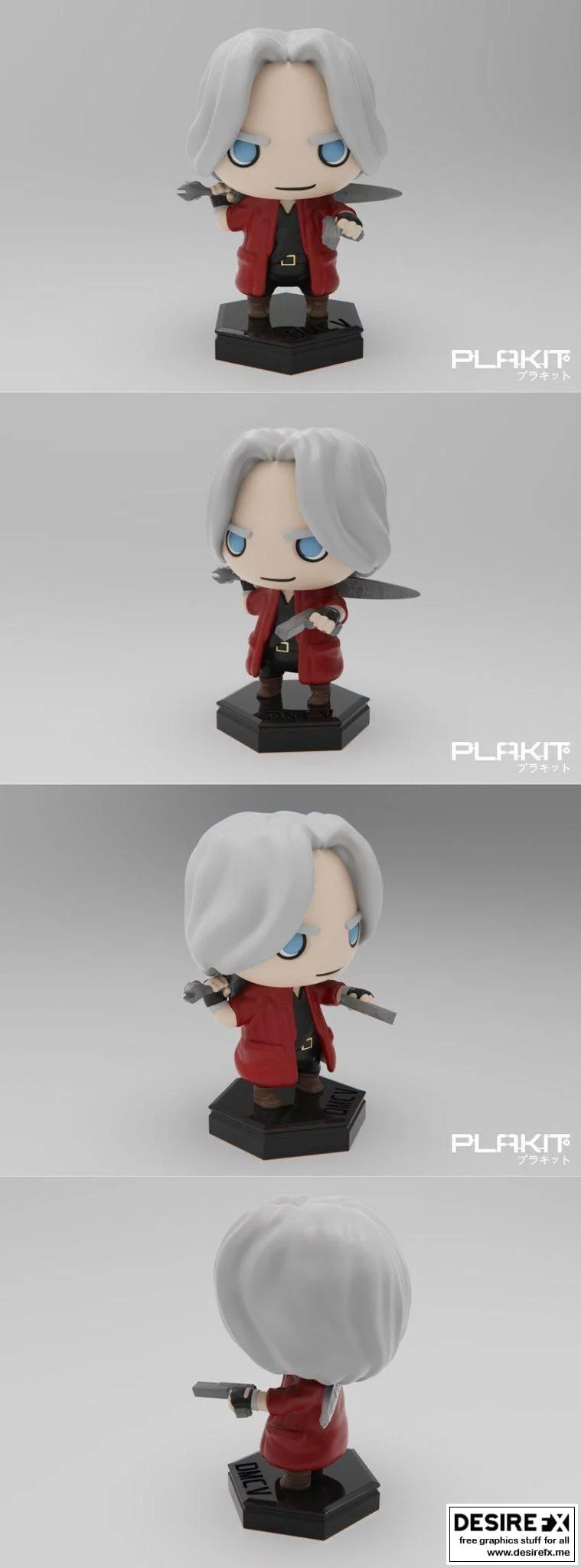 PlaKit DMC5 Dante 3D打印模型|PlaKit DMC5 Dante