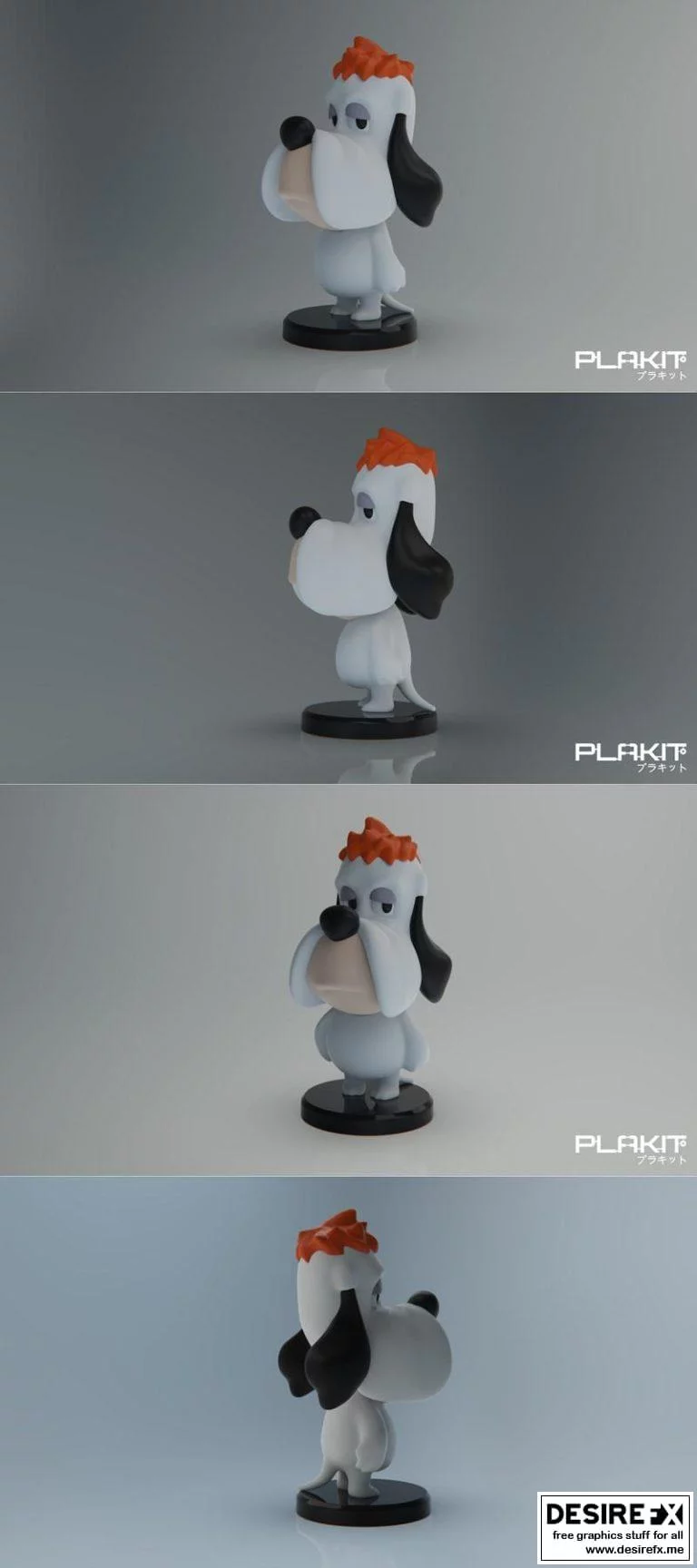 PlaKit Droopy 3D打印模型集|PlaKit Droopy