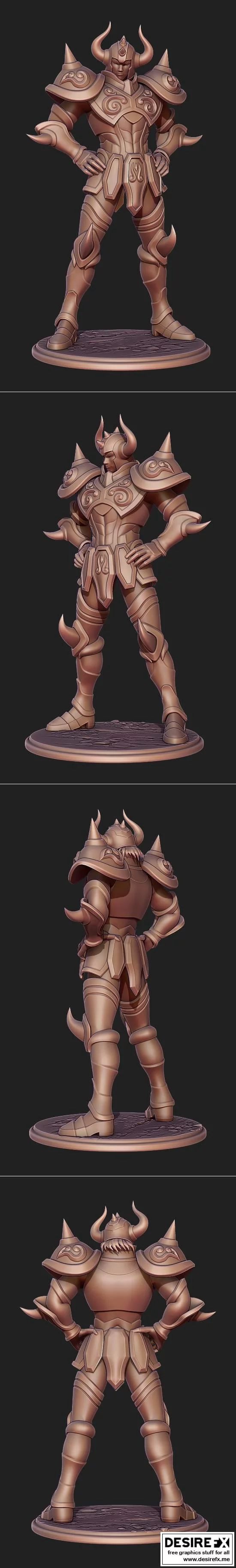 圣斗士星矢 艾德巴兰天秤座 3D打印模型|Saint Seiya Aldebaran Taurus