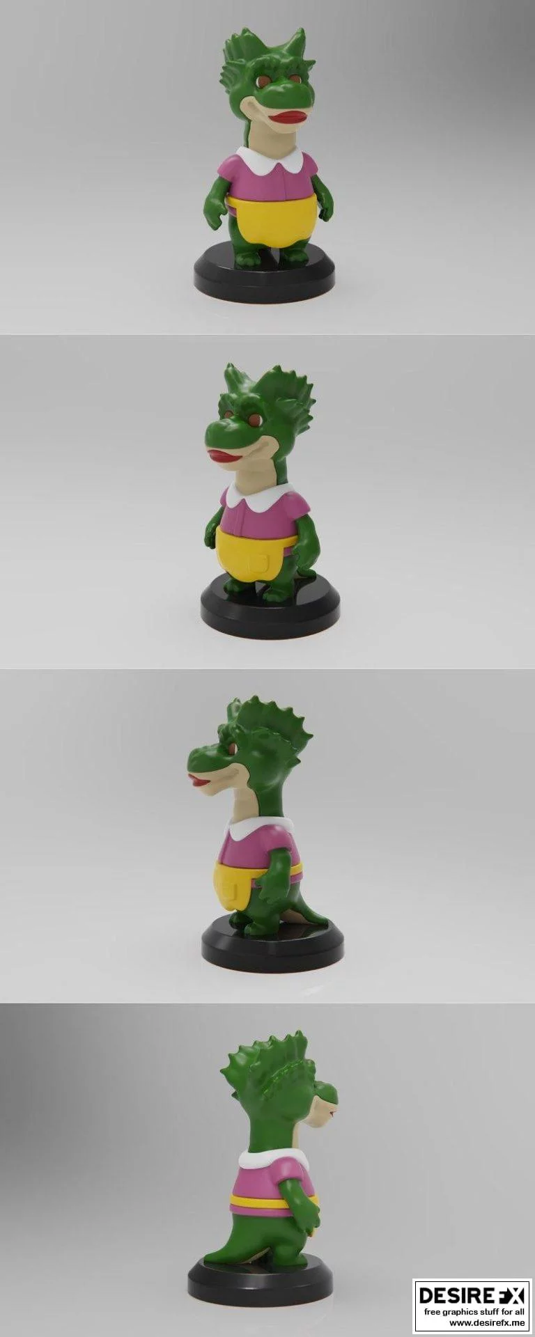 PlaKit恐龙弗兰·辛克莱 3D打印模型|PlaKit Dinosaurs Fran Sinclair