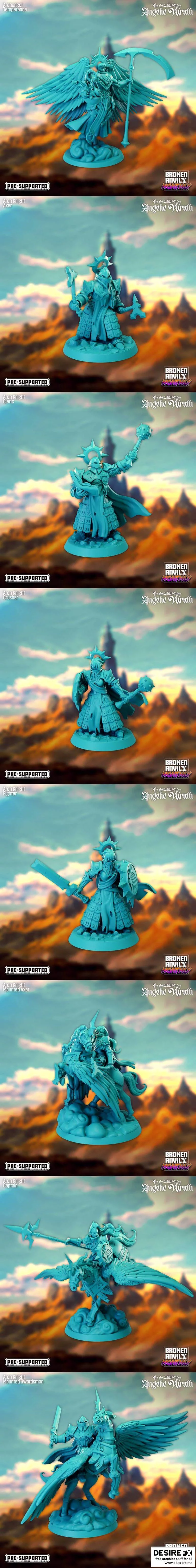 破碎之锤—— celestial war 天使之怒 3D打印模型|Broken Anvil – The Celestial War Angelic Wrath