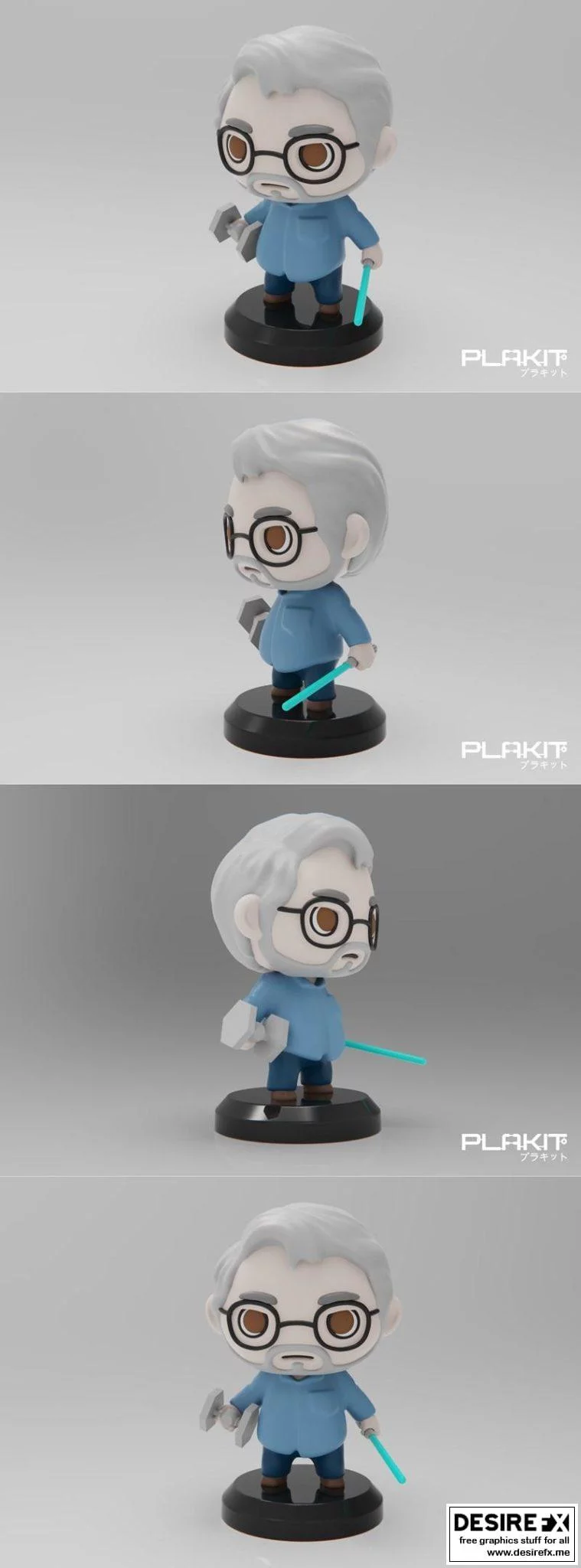 PlaKit 卢卡斯影业 机器人总动员 变形金刚3D打印模型|PlaKit George Lucas