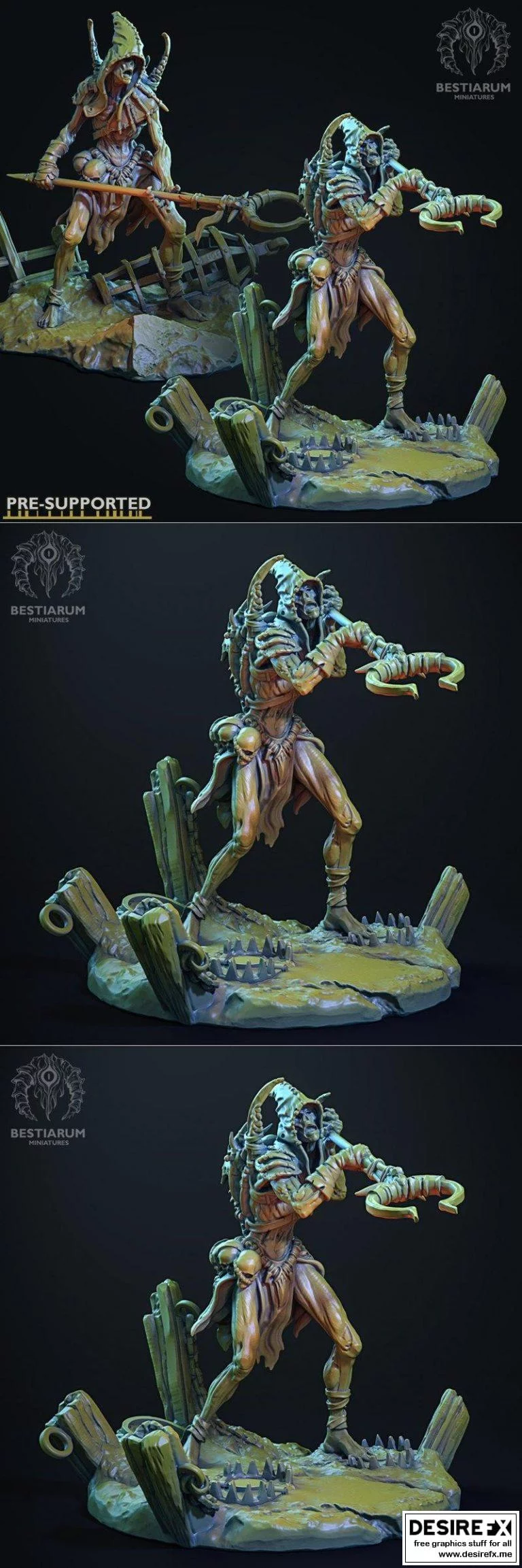 Snatchers x2：动漫游戏角色3D打印模型集|Snatchers x2