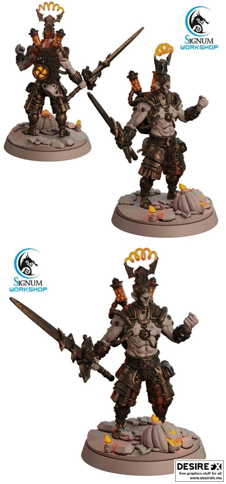 实验性剑士模型|Experimental warrior with a sword