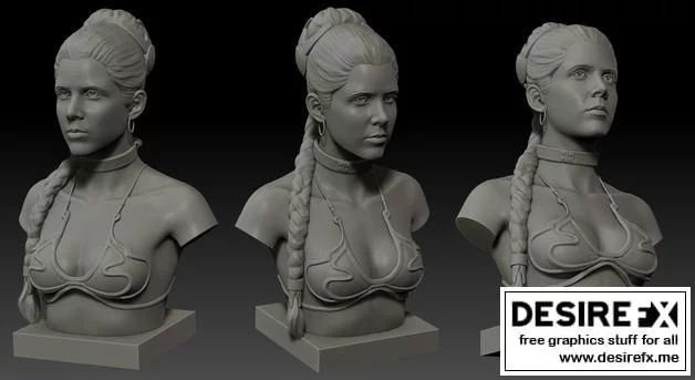 奴隶莉亚 3D打印模型|Slave Leia