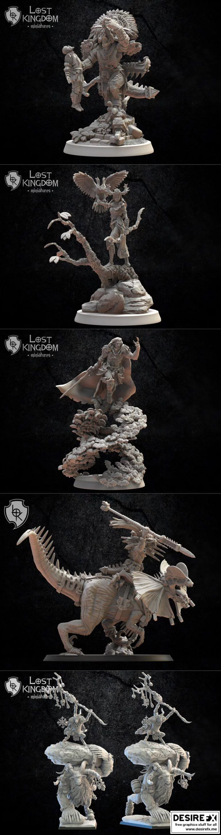 Lost Kingdom迷你模型——二月欢迎包|Lost Kingdom Miniatures – Wecome pack February 2022