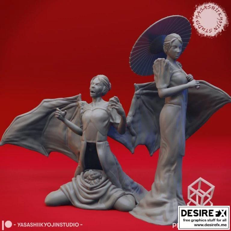 曼丹加洛 3D打印模型|Manananggal – Tabletop Miniature