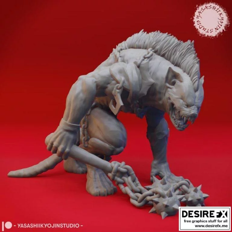 Yeenoghu – 桌面微缩模型：动漫游戏角色3D打印版|Yeenoghu – Tabletop Miniature