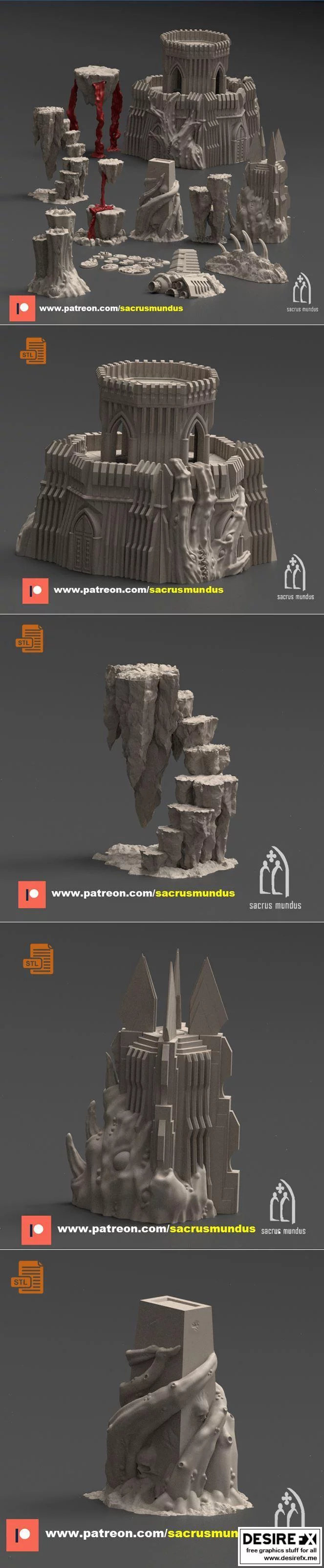 恶魔漩涡：3D打印模型集✨|The Daemonic Vortex