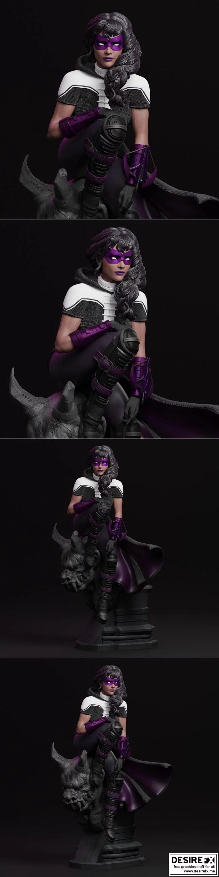 猎手女·Huntress 3D打印模型|Huntress