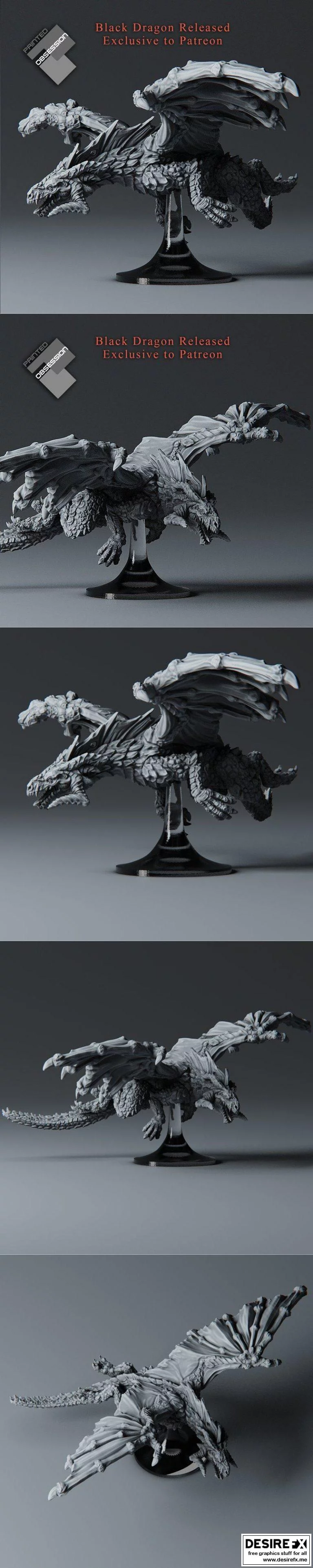 黑龙-《咒术回战》-虎杖悠仁 3D打印模型|Black Dragon