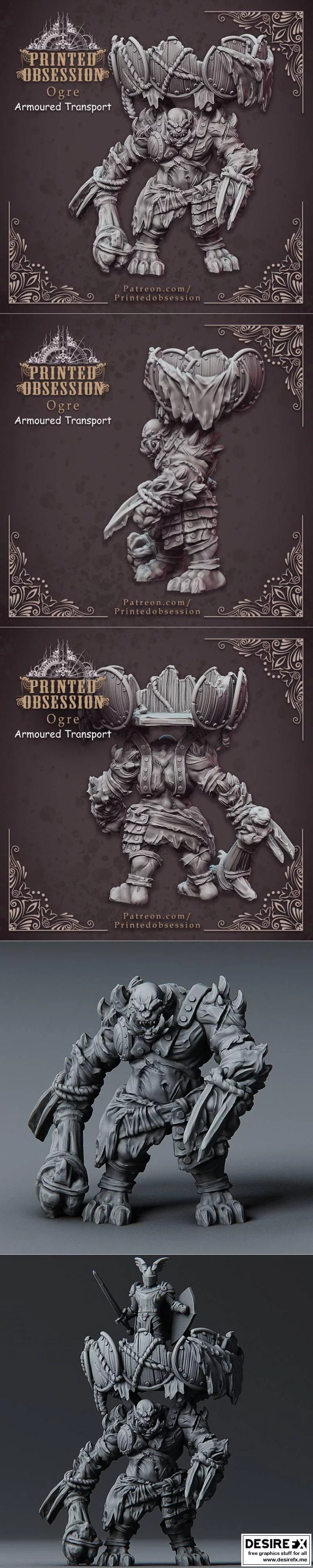 Ogre – 机甲之王 3D打印模型|Ogre – Armoured Mount