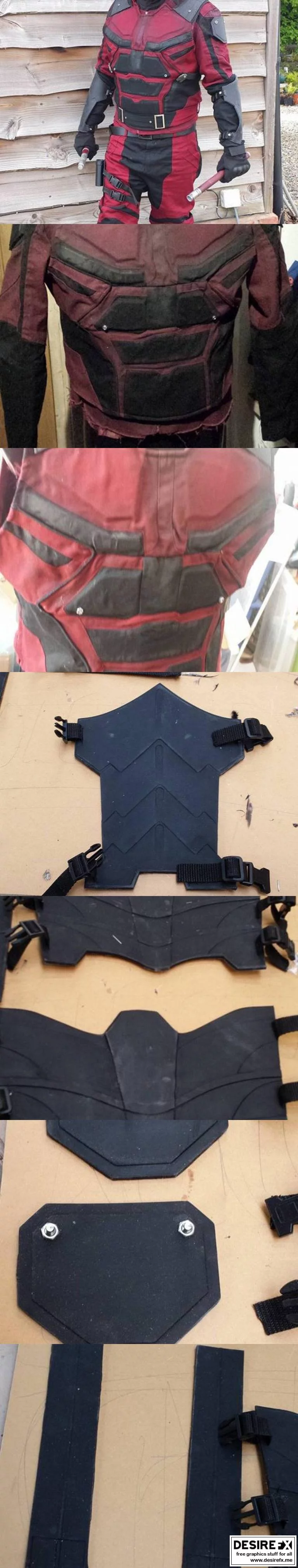 Netflix《疾速追杀》角色装备3D打印模型细节|Netflix Daredevil Suit Details