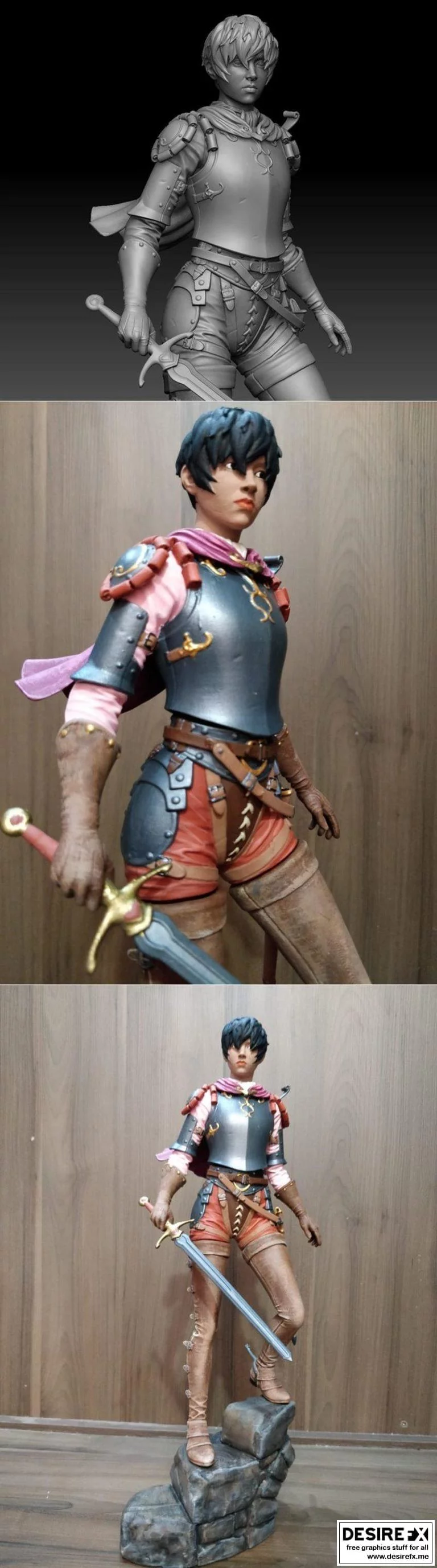 《灌篮高手3D打印模型：流川枫》|Casca from Berserk