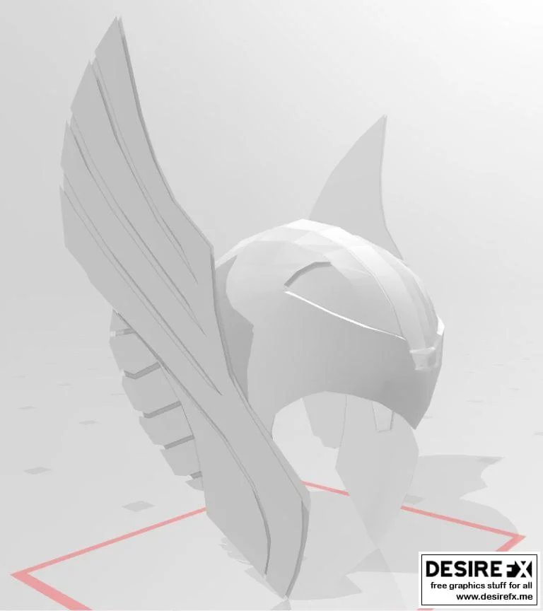 雷霆之盔 3D打印模型|Thor Helmet