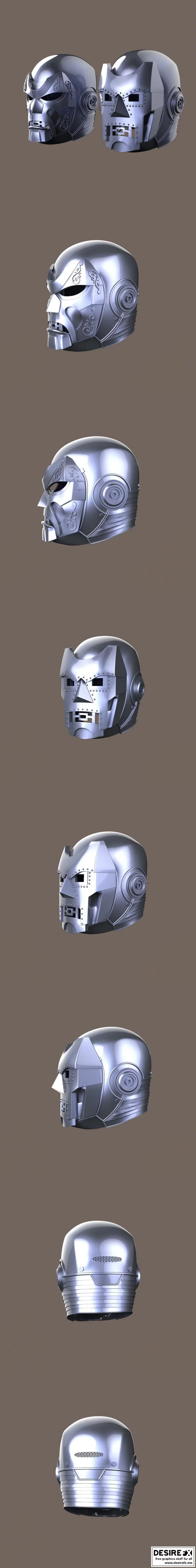 Dr. Doom 3D打印头盔模型|Dr Doom Legendary Series Helmet