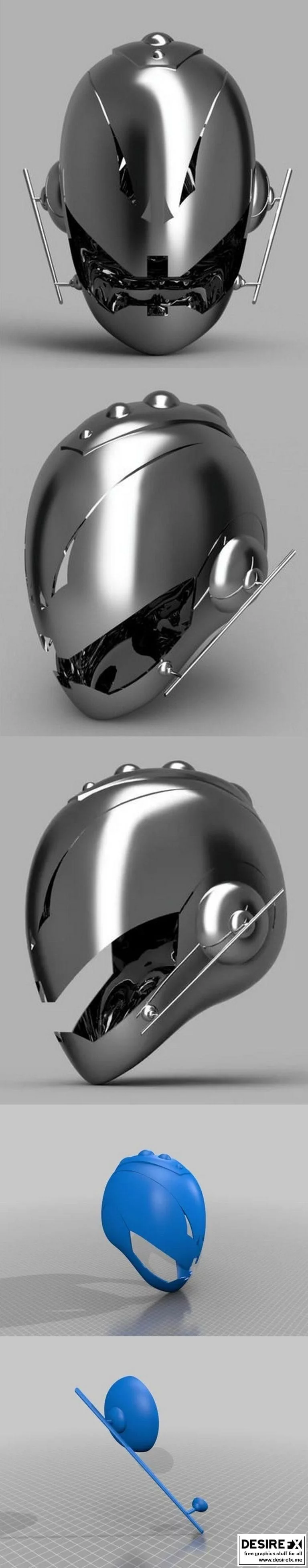 Ultron 7头盔 3D打印模型|Ultron 7 Helmet