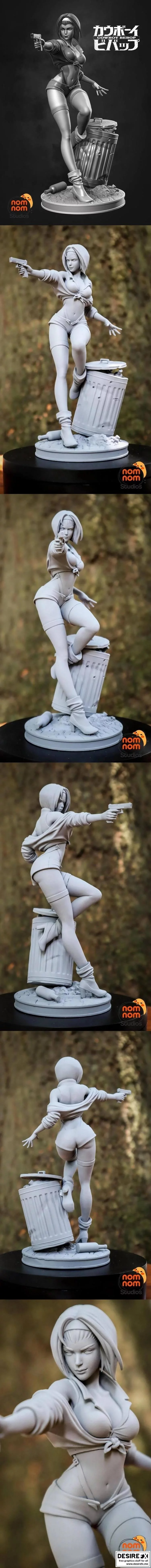 《太空骑警Faye Valentine 3D打印模型》|Faye Valentine from Cowboy Bebop