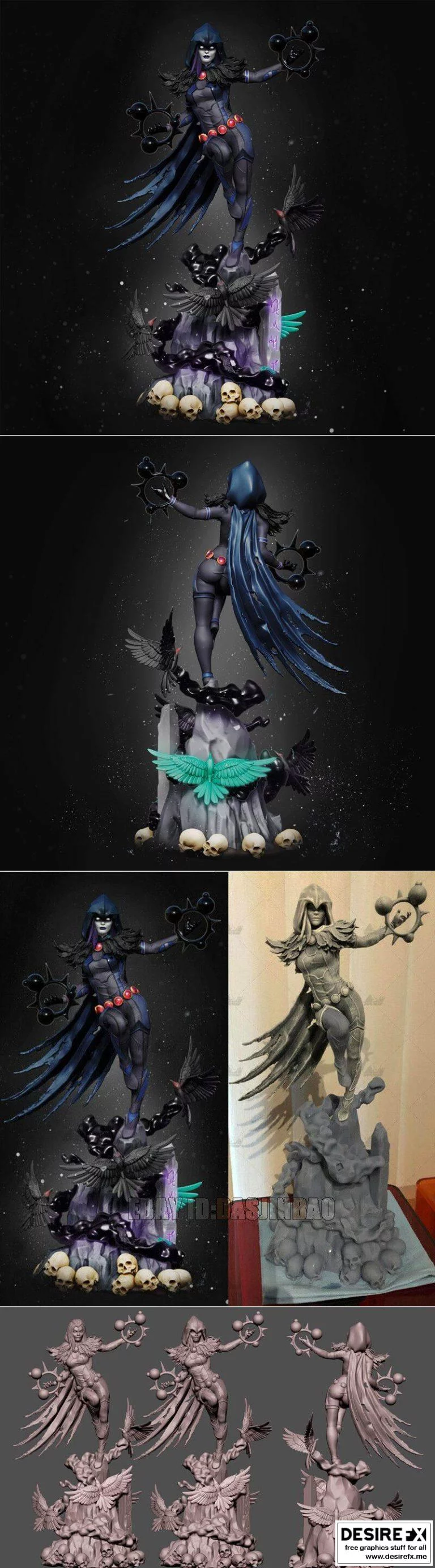 Raven-暗影之刃-艾利克斯 3D打印模型|Raven