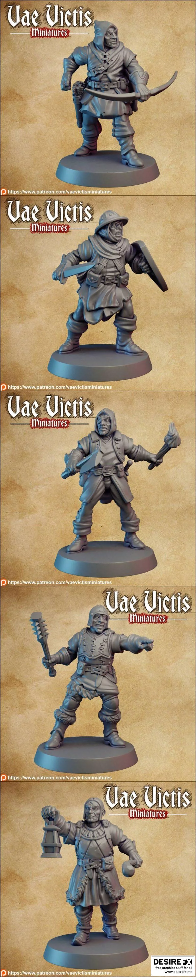 佣兵之魂 3D打印模型集|Mercenary