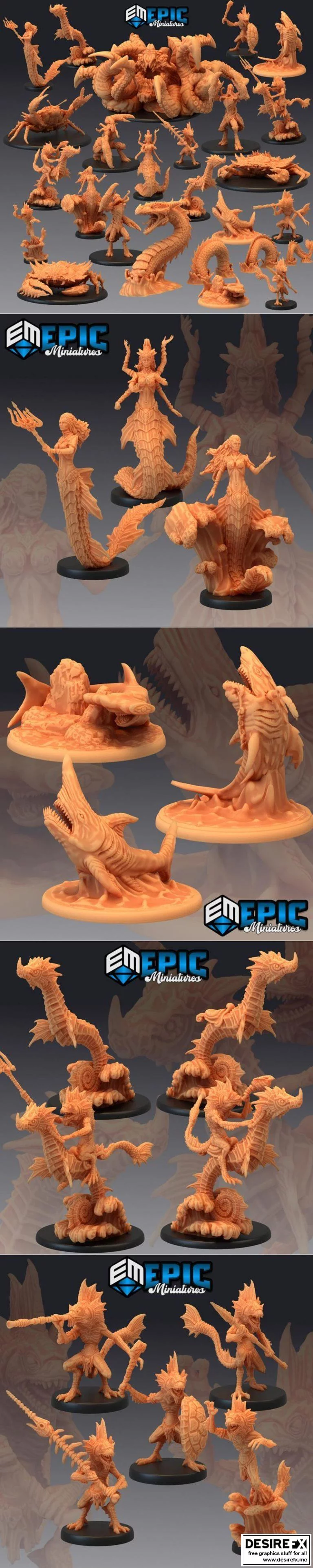 史诗迷你：无限深度系列3D打印模型|Epic Minis Endless Depth