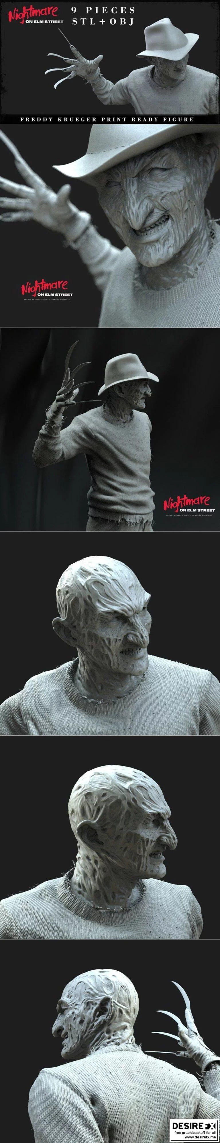 FREDDY KRUEGER 3D打印模型|FREDDY KRUEGER FIGURE