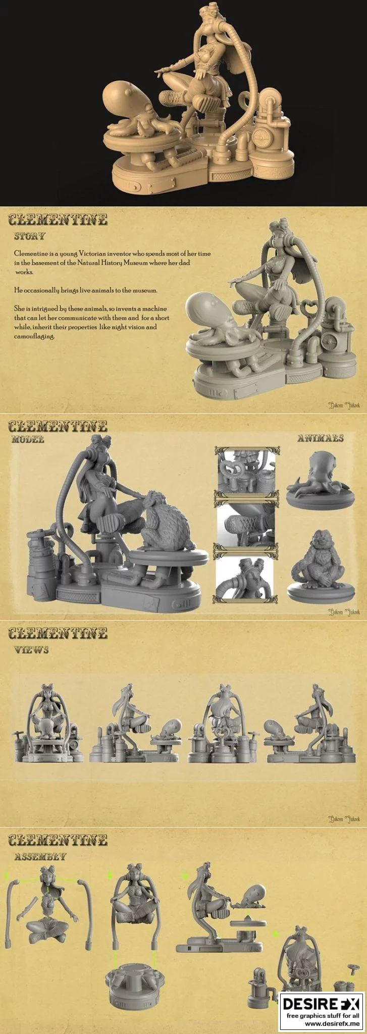 《咒术回战 五条悟 3D打印模型》|Clementine