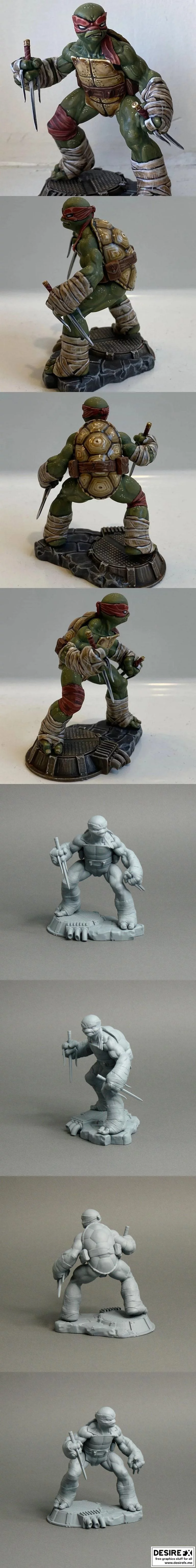 TMNT – 狂怒之影 3D打印模型|TMNT – Raphael