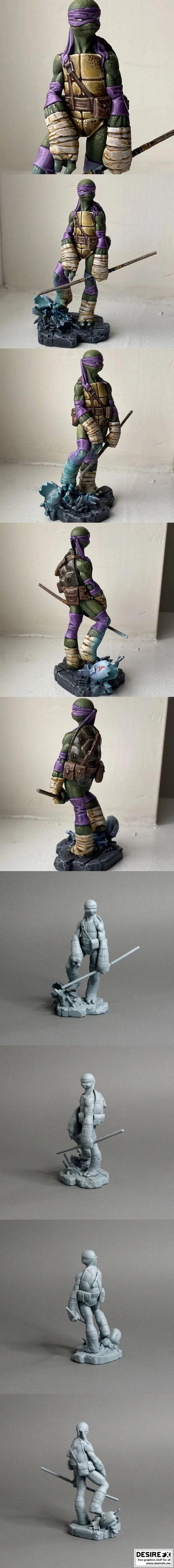 TMNT - 雷神之锤 3D打印模型|TMNT – Donatello