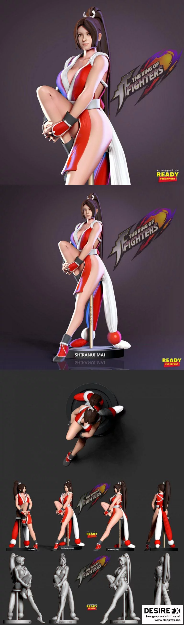 Shiranui Mai 3D打印模型|Shiranui Mai