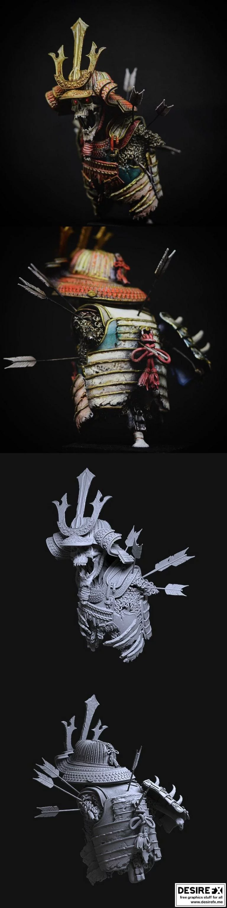 Saito Benekei 3D打印立式死亡雕像模型|Saito Benekei the Standing Death Bust