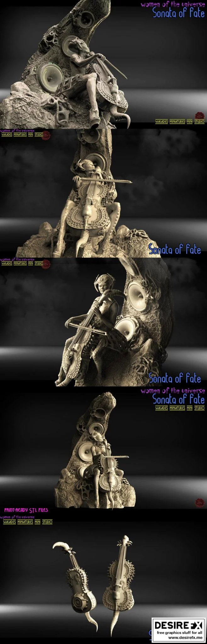 命运之奏：赛博纪元·星陨者3D打印模型|Sonata of Fate