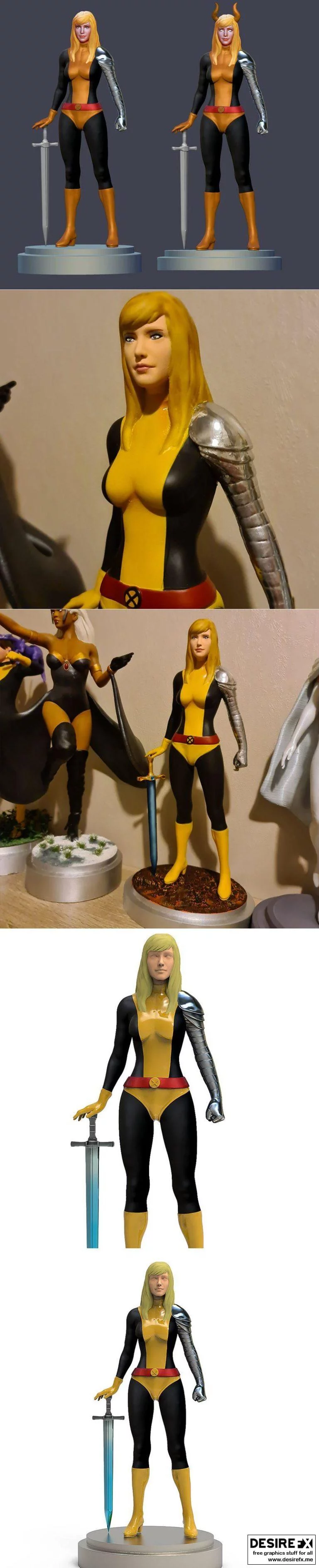 魔戒中的精灵雕像3D打印模型|﻿Magik