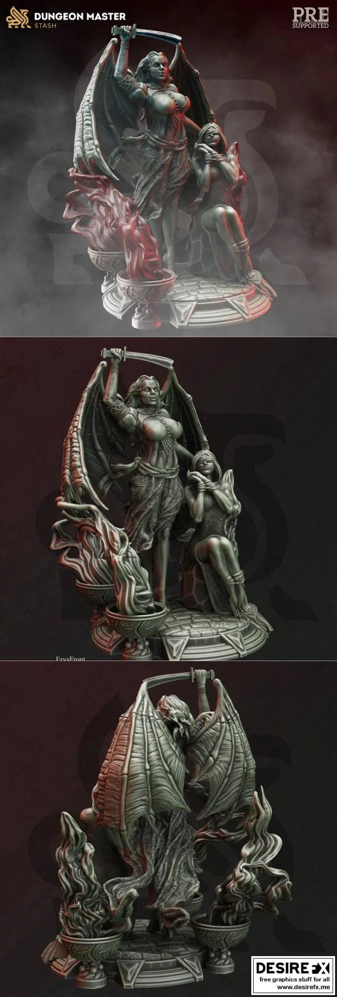 Erys Vampire 3D打印模型集|﻿Erys Vampire