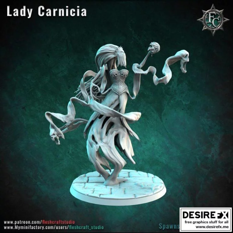 Lady Carnicia Severin 3D打印模型|﻿Lady Carnicia Severin