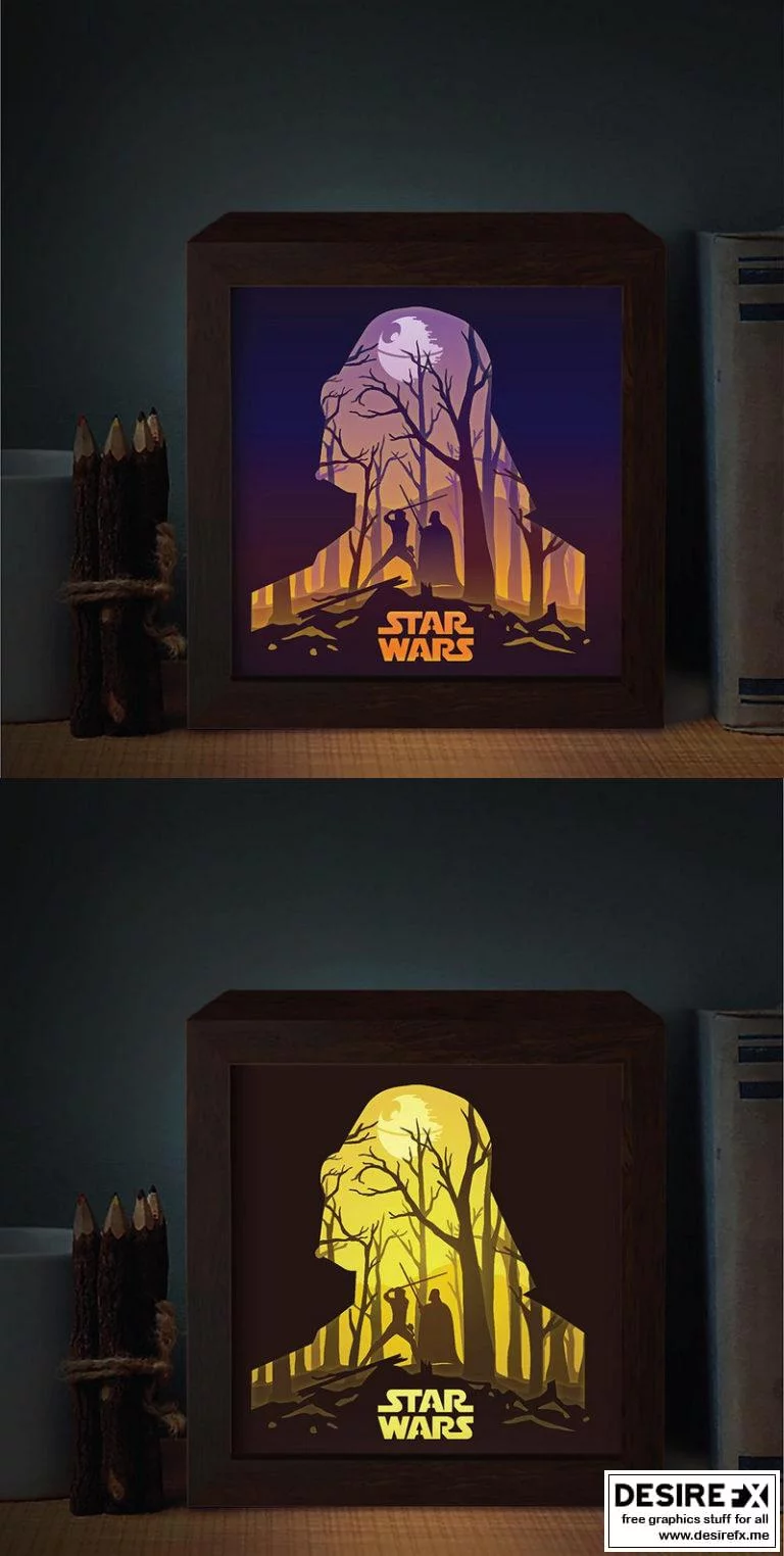 星球大战灯箱模型|Star Wars Lamp-Lightbox