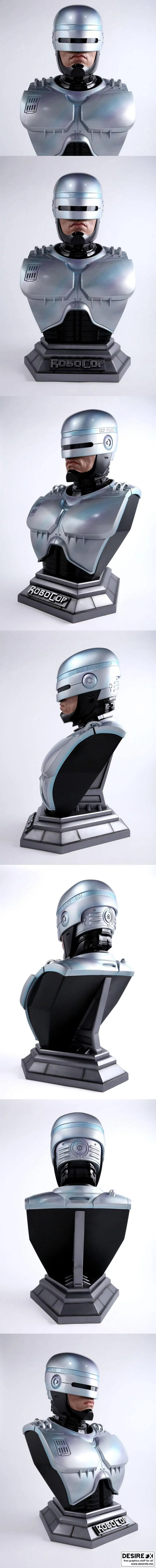 鲁邦出击 3D打印模型|Robocop Bust