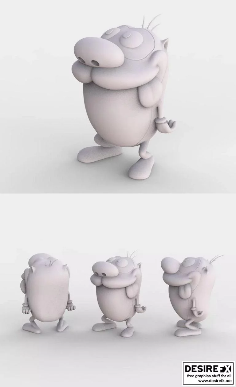 Stimpy 3D打印模型|Stimpy