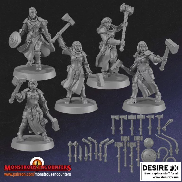 Sigmus姐妹 3D打印模型集|Sigmus Sisters