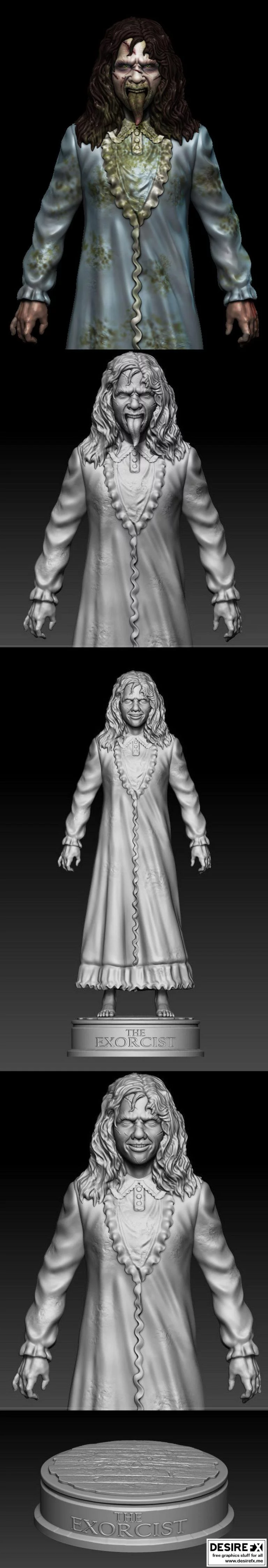 异教徒：邪灵附身3D模型|Regan The Exorcist