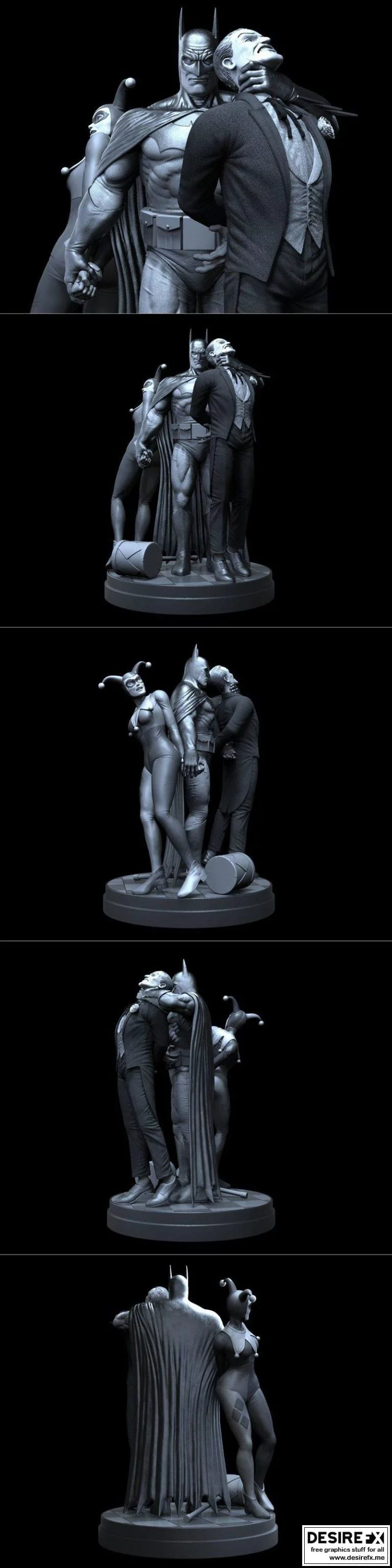 蝙蝠侠3D打印模型|﻿Batman interrupted