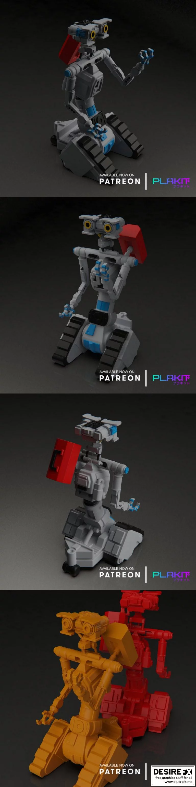 PlaKit - 机械奇侠 5号原型机|PlaKit – Short Circuit Johnny 5