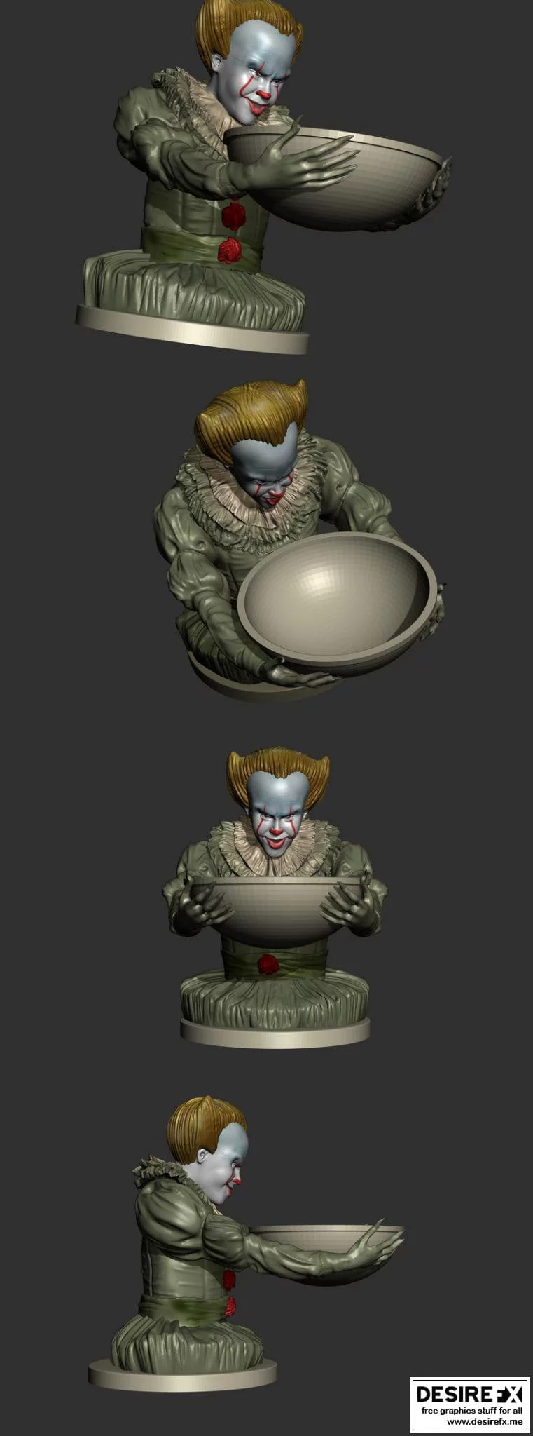 Pennywise 3D糖果盒模型|Pennywise Halloween Candy Holder
