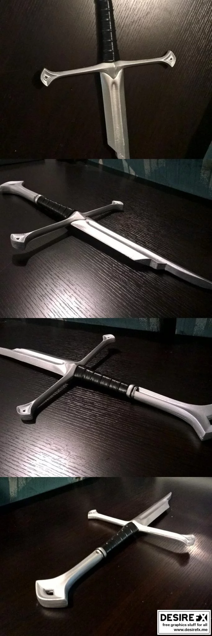 纳尔西尔——伊莱尔之剑 3D打印模型|Narsil – Isildurs sword