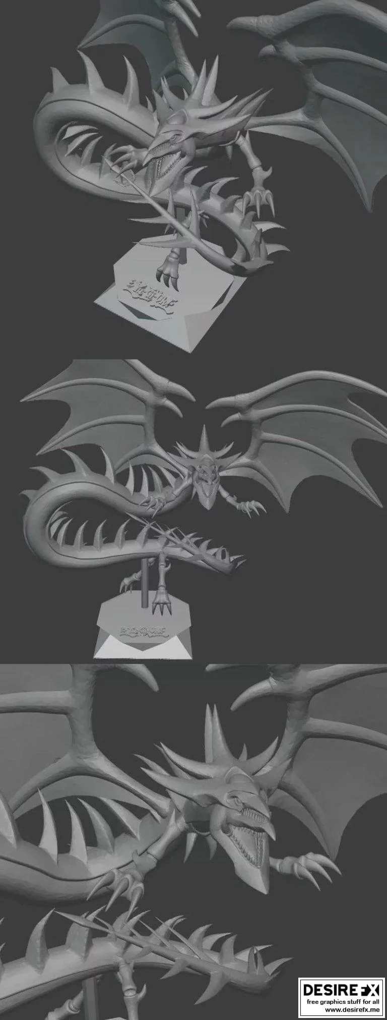 《游戏王：斯利弗天空龙3D打印模型》|﻿Slifer the Sky Dragon – Yugioh