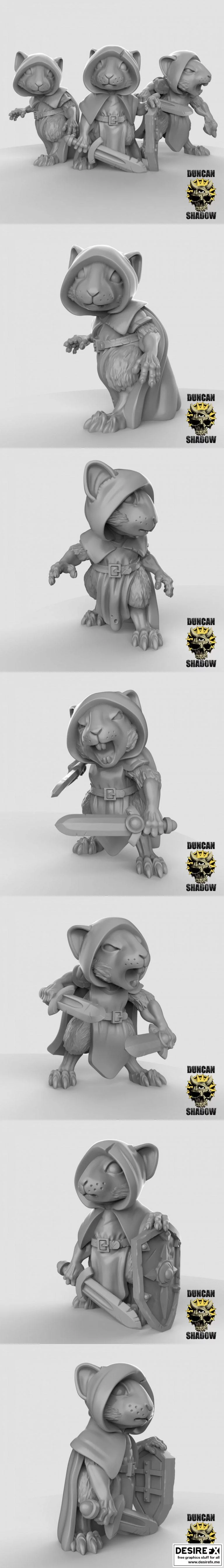 肌肉战士3D打印模型|Mousle Rangers