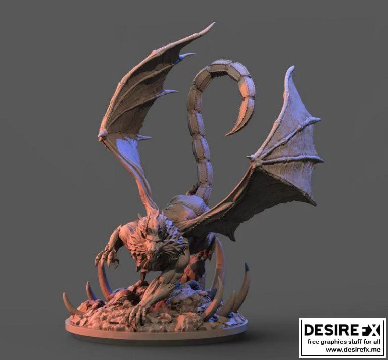 Mantikhoras - 魔法少女小圆 丘比 3D打印模型|Mantikhoras