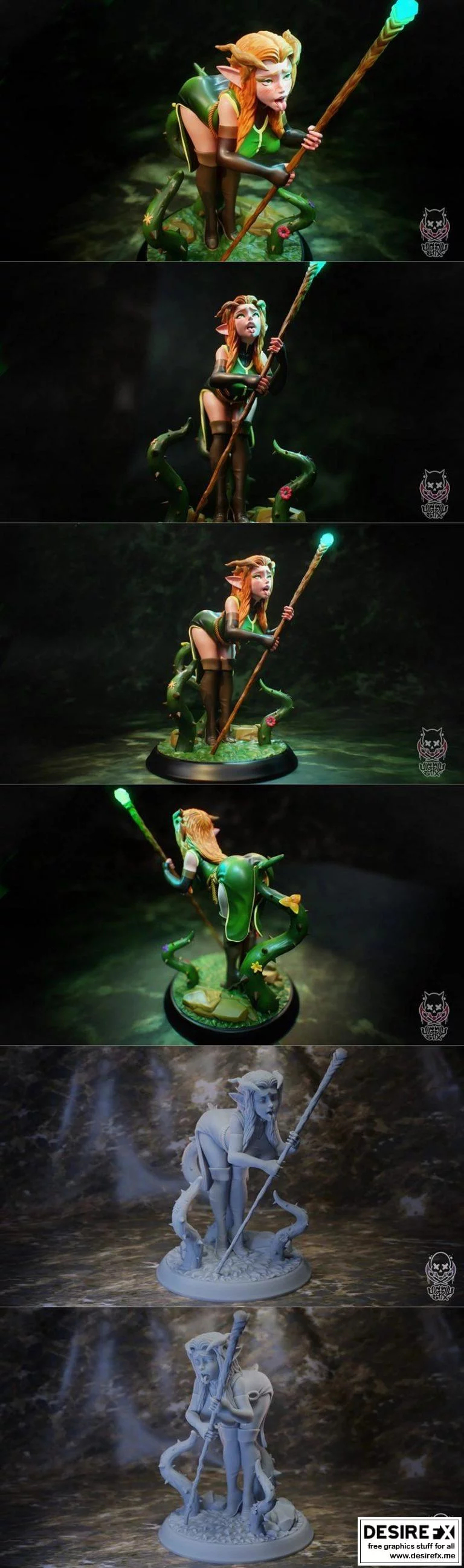 秘术森林秘典 3D打印模型集|﻿Secret Druid Practice