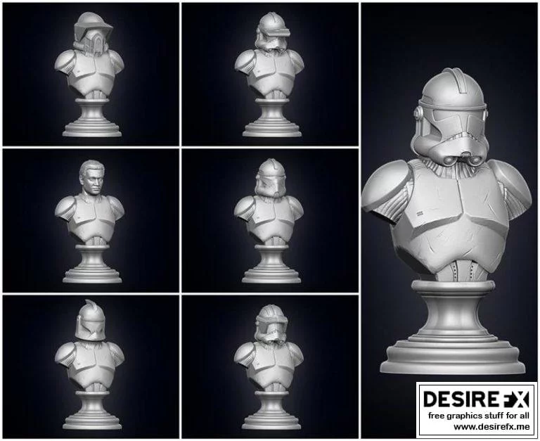 克隆人军团 3D打印模型|﻿Clone Troopers